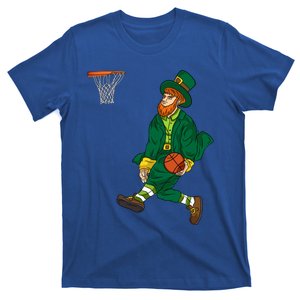 Leprechaun St Patricks Day Basketball Gift T-Shirt