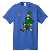 Leprechaun St Patricks Day Basketball Gift Tall T-Shirt