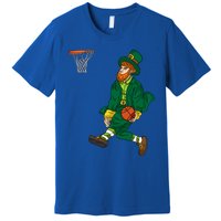 Leprechaun St Patricks Day Basketball Gift Premium T-Shirt