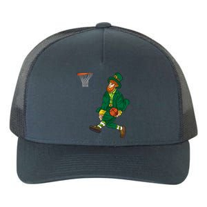 Leprechaun St Patricks Day Basketball Gift Yupoong Adult 5-Panel Trucker Hat