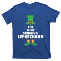 Leprechaun St Patricks Day Wine Meaningful Gift T-Shirt