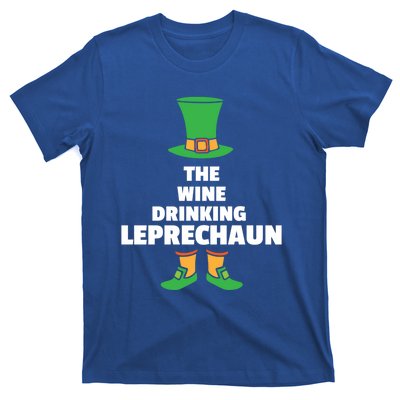 Leprechaun St Patricks Day Wine Meaningful Gift T-Shirt