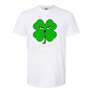 Lucky Saint Patrick's Day Shaddap Ya Eejit Shamrock Softstyle CVC T-Shirt