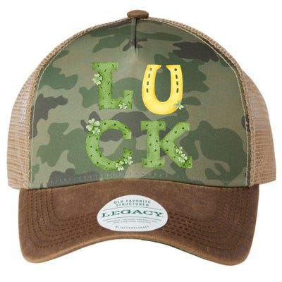 Luck St Patrick's Day Cute Gift Legacy Tie Dye Trucker Hat