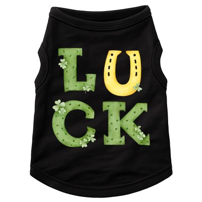 Luck St Patrick's Day Cute Gift Doggie Tank