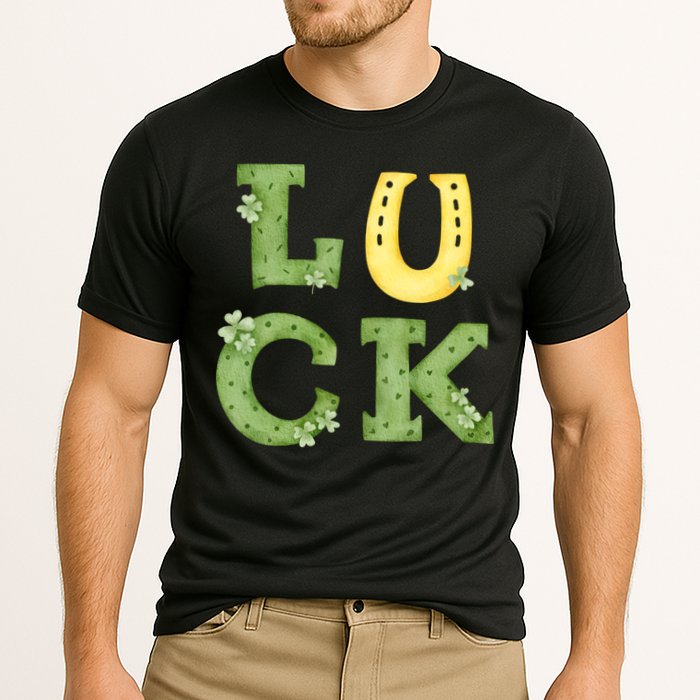 Luck St Patrick's Day Cute Gift Cooling Performance Crew T-Shirt