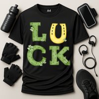 Luck St Patrick's Day Cute Gift Cooling Performance Crew T-Shirt