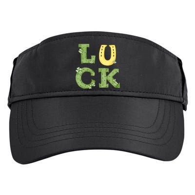 Luck St Patrick's Day Cute Gift Adult Drive Performance Visor