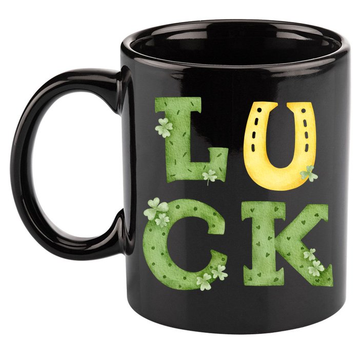 Luck St Patrick's Day Cute Gift 11oz C Handle Ceramic Mug