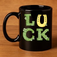 Luck St Patrick's Day Cute Gift 11oz C Handle Ceramic Mug