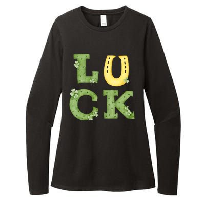 Luck St Patrick's Day Cute Gift Womens CVC Long Sleeve Shirt