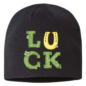 Luck St Patrick's Day Cute Gift Sustainable Beanie