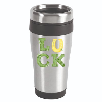 Luck St Patrick's Day Cute Gift 16oz Travel Tumbler