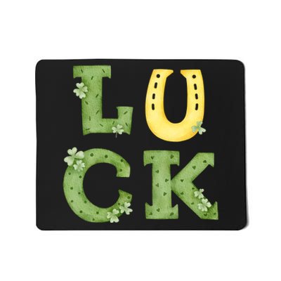 Luck St Patrick's Day Cute Gift Mousepad