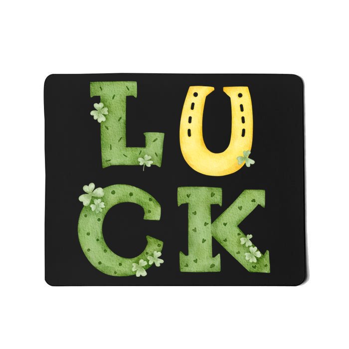 Luck St Patrick's Day Cute Gift Mousepad