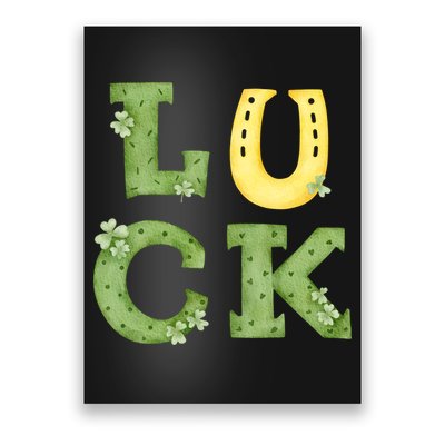 Luck St Patrick's Day Cute Gift Poster