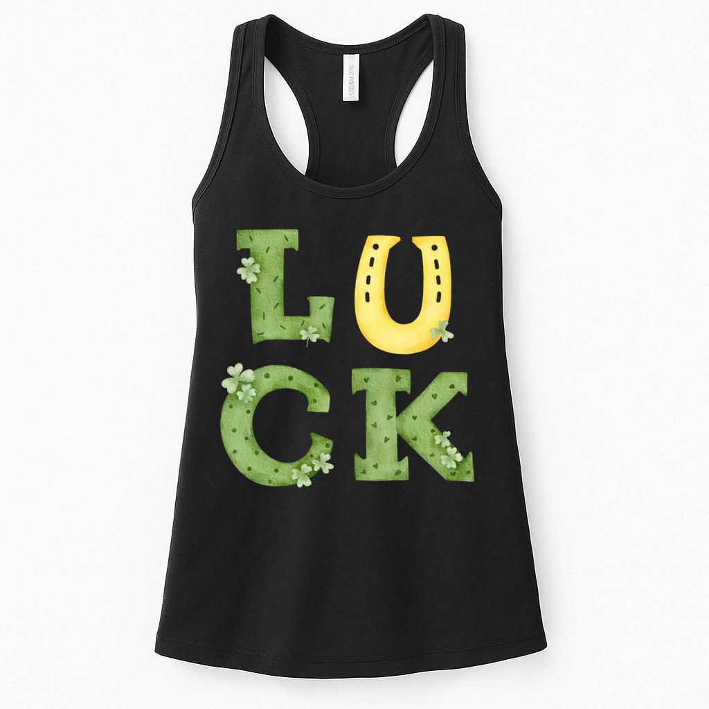 Luck St Patrick's Day Cute Gift Womens Tank Top