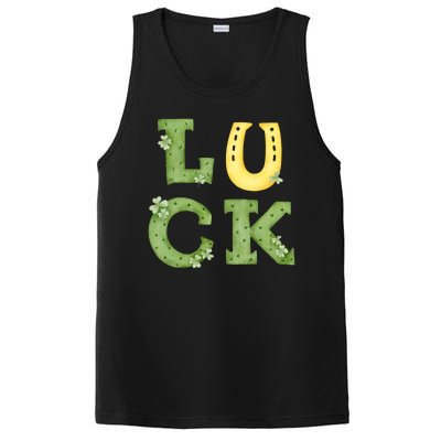 Luck St Patrick's Day Cute Gift PosiCharge Competitor Tank