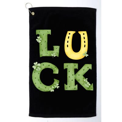 Luck St Patrick's Day Cute Gift Golf Towel