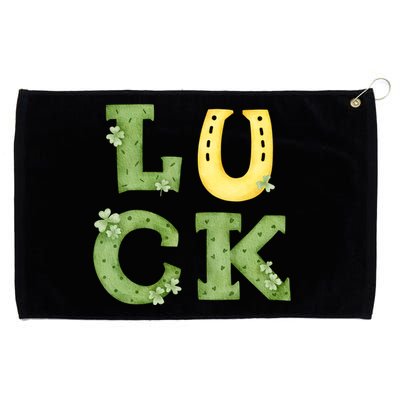 Luck St Patrick's Day Cute Gift Grommeted Golf Towel