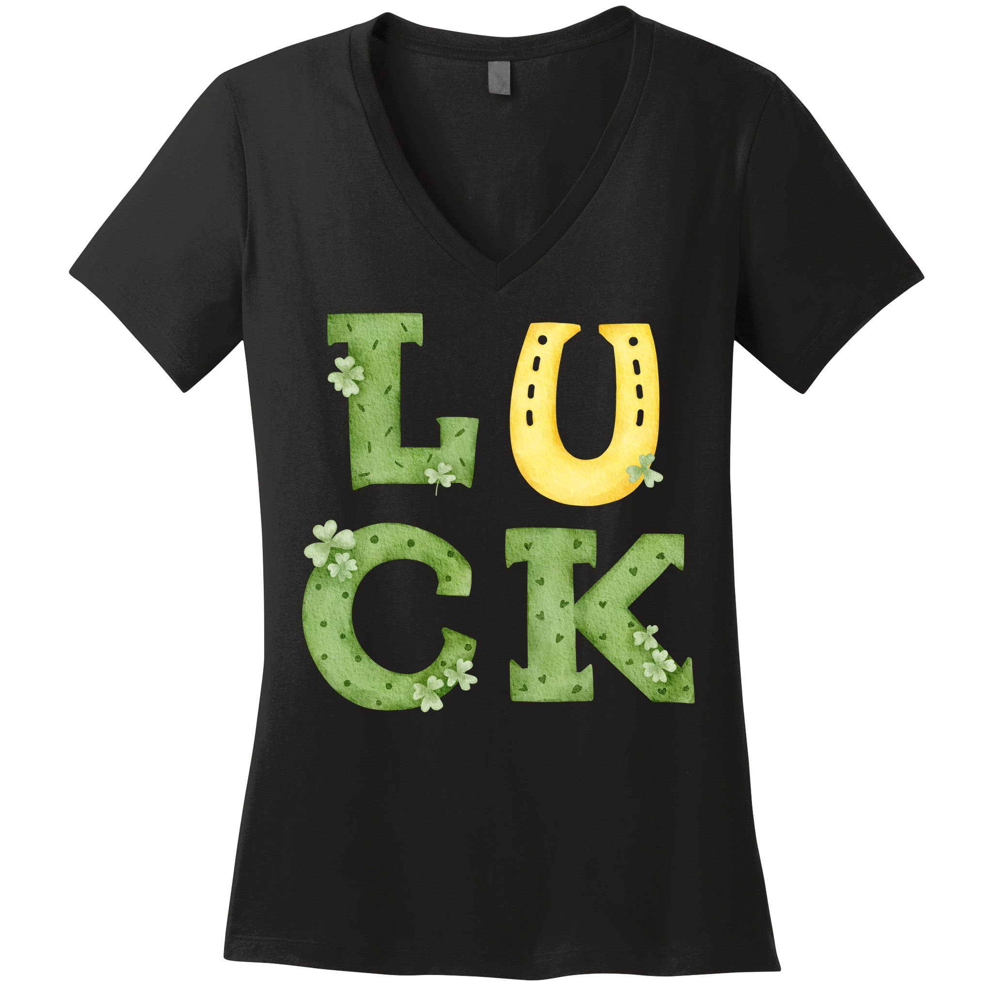 Luck St Patrick's Day Cute Gift Women's V-Neck T-Shirt