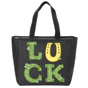 Luck St Patrick's Day Cute Gift Zip Tote Bag