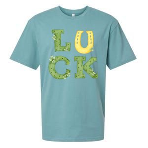 Luck St Patrick's Day Cute Gift Sueded Cloud Jersey T-Shirt