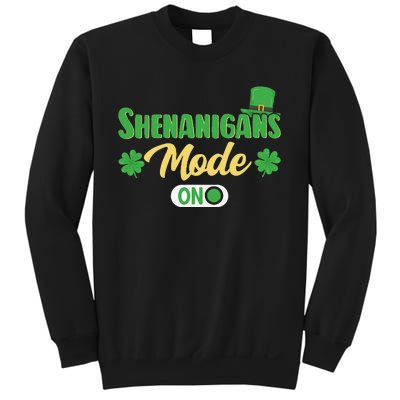 Leprechaun Saint Patrick's Day Funny Shenanigans Sweatshirt