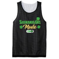 Leprechaun Saint Patrick's Day Funny Shenanigans Mesh Reversible Basketball Jersey Tank