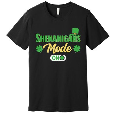 Leprechaun Saint Patrick's Day Funny Shenanigans Premium T-Shirt