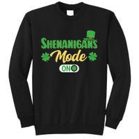 Leprechaun Saint Patrick's Day Funny Shenanigans Tall Sweatshirt