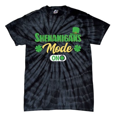 Leprechaun Saint Patrick's Day Funny Shenanigans Tie-Dye T-Shirt