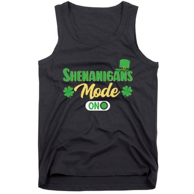 Leprechaun Saint Patrick's Day Funny Shenanigans Tank Top