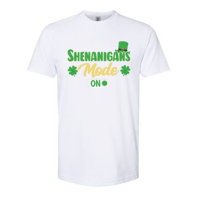 Leprechaun Saint Patrick's Day Funny Shenanigans Softstyle CVC T-Shirt