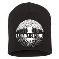 Lahaina Strong Pray For Maui Design Short Acrylic Beanie