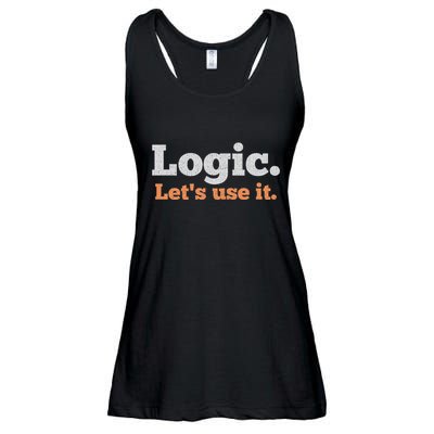Logic Sarcastic Quote For Voters Mathematicians And Thinkers Ladies Essential Flowy Tank