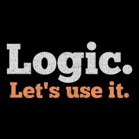 Logic Sarcastic Quote For Voters Mathematicians And Thinkers 16 in Basic Backpack