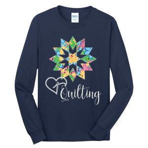 Love Sewing Quilting Hobby Crafter Gift 3Dk Tall Long Sleeve T-Shirt