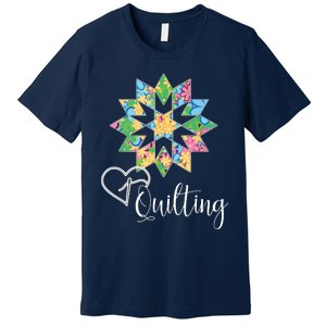 Love Sewing Quilting Hobby Crafter Gift 3Dk Premium T-Shirt