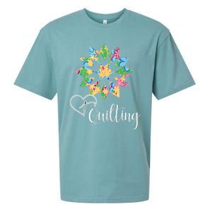 Love Sewing Quilting Hobby Crafter Gift 3Dk Sueded Cloud Jersey T-Shirt