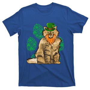 Leprechaun Selkirk Rex St Patricks Day Shamrock Paw Meaningful Gift T-Shirt