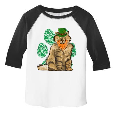 Leprechaun Selkirk Rex St Patricks Day Shamrock Paw Meaningful Gift Toddler Fine Jersey T-Shirt