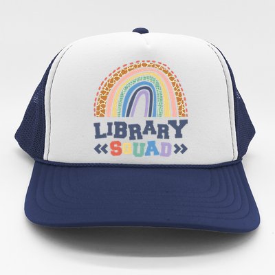 Library Squad Reading Books And Bookworm Library Day Great Gift Trucker Hat