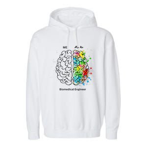 Left Side Right Side Biomedical Engineer Garment-Dyed Fleece Hoodie