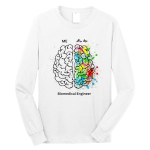 Left Side Right Side Biomedical Engineer Long Sleeve Shirt