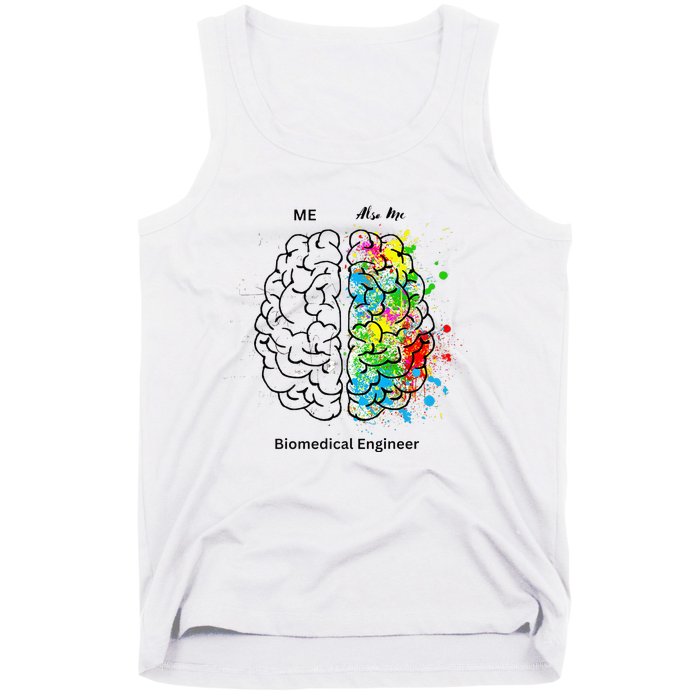 Left Side Right Side Biomedical Engineer Tank Top