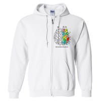 Left Side Right Side Biomedical Engineer Full Zip Hoodie