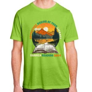 Library Summer Reading 2024 Adult ChromaSoft Performance T-Shirt