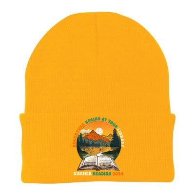 Library Summer Reading 2024 Knit Cap Winter Beanie