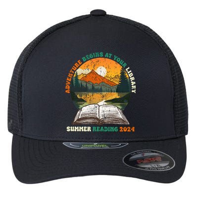 Library Summer Reading 2024 Flexfit Unipanel Trucker Cap